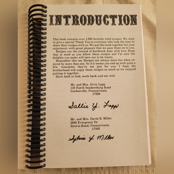 FREE Lancaster County Amish Cookbook - Picture 5 of 6